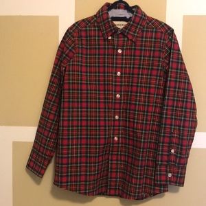 Plaid Lands End button down